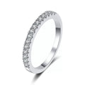 Moissanite Eternity Band Ring white background product image